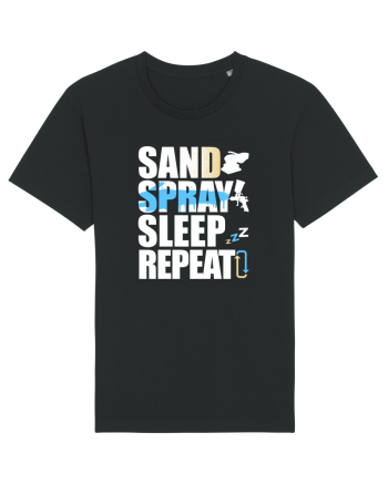 Sand Spray Sleep Repeat Black