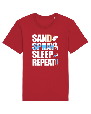 Sand Spray Sleep Repeat Red