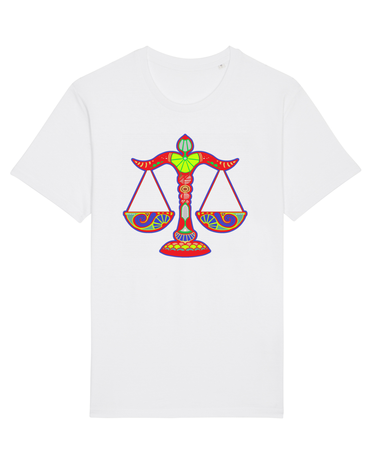 Tricou mânecă scurtă Unisex Rocker White