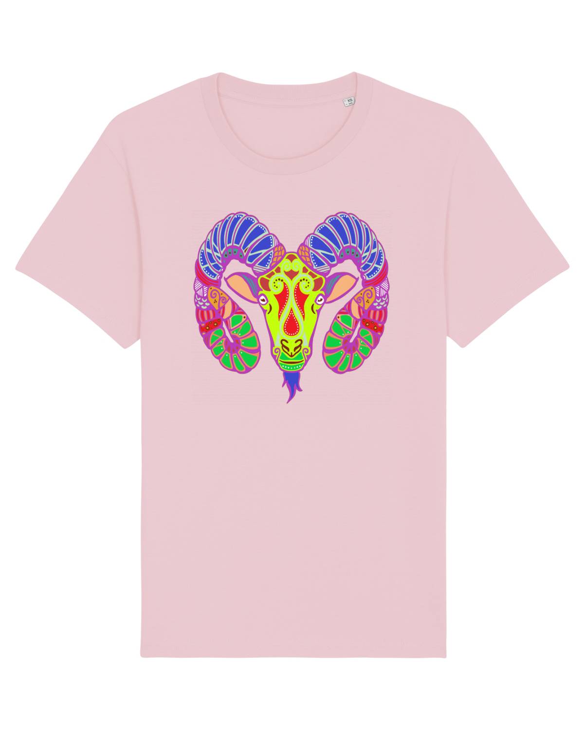 Tricou mânecă scurtă Unisex Rocker Cotton Pink