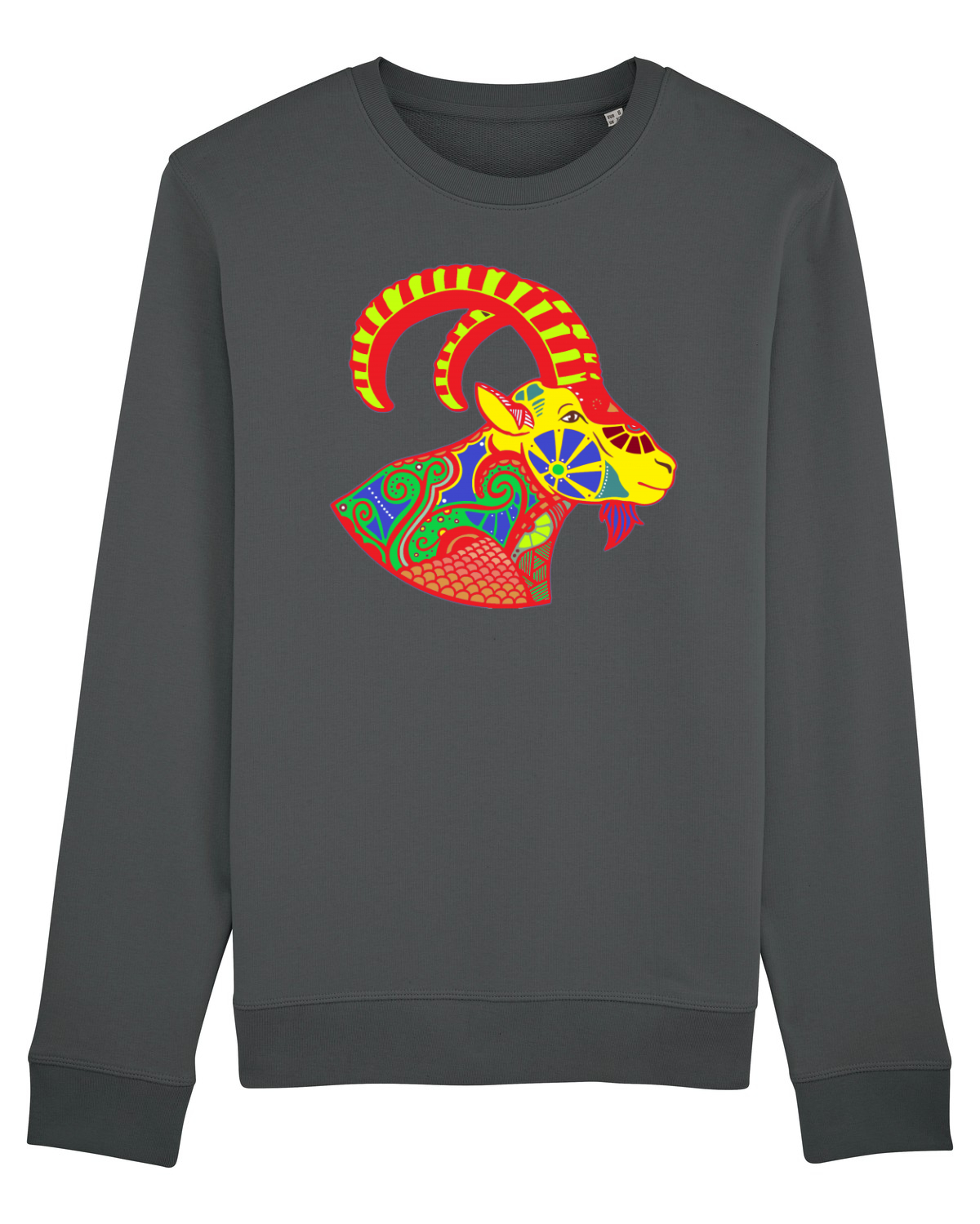 Bluză mânecă lungă Unisex Rise Anthracite