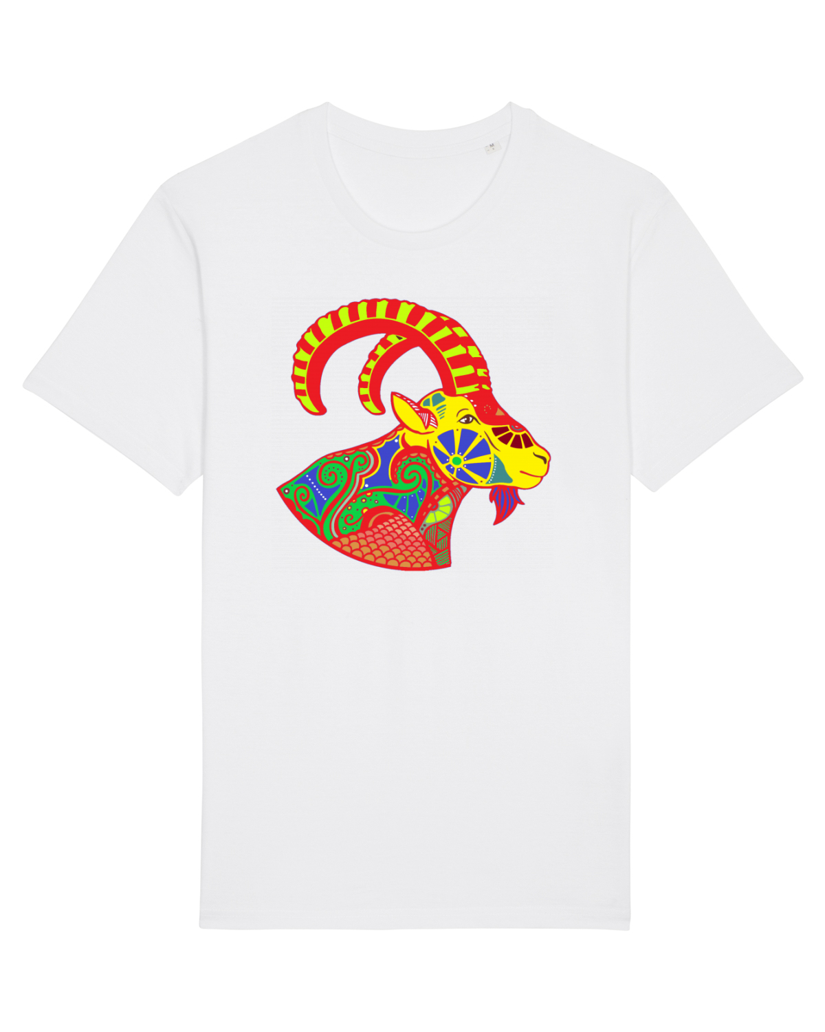 Tricou mânecă scurtă Unisex Rocker White