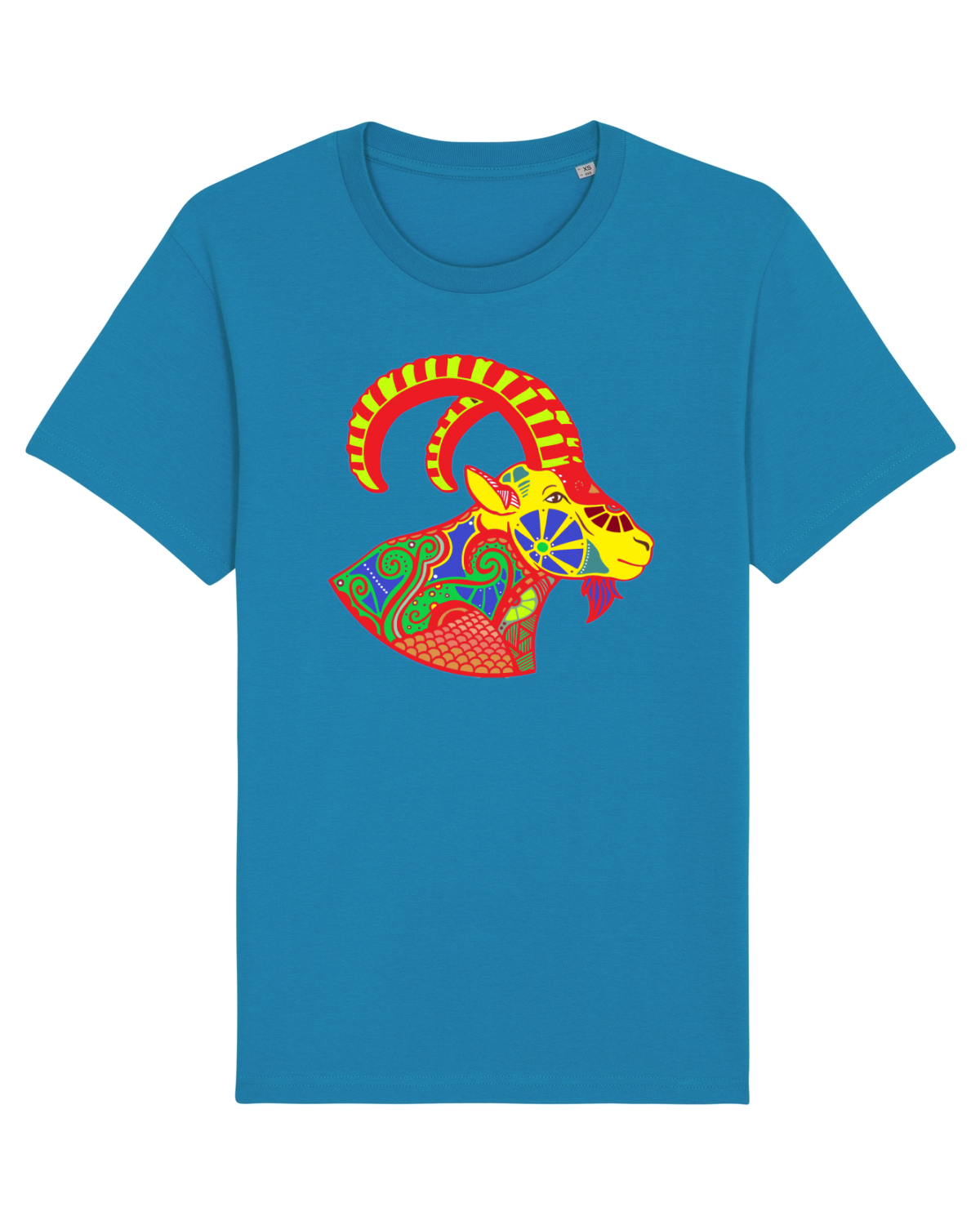 Tricou mânecă scurtă Unisex Rocker Azur