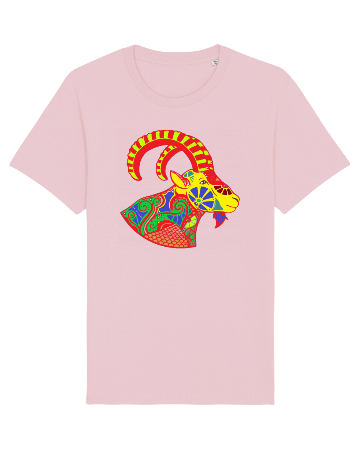 Tricou mânecă scurtă Unisex Rocker Cotton Pink