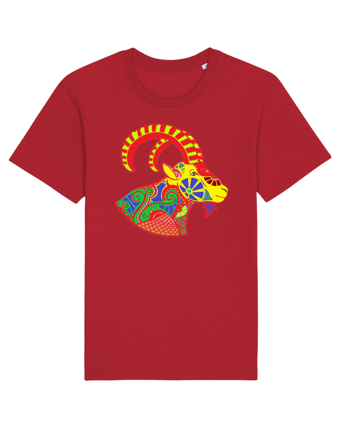 Tricou mânecă scurtă Unisex Rocker Red