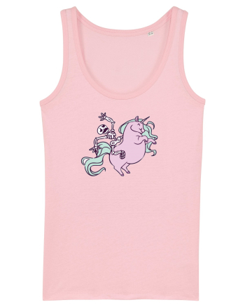 Călărind unicornii Cotton Pink