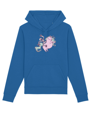 Călărind unicornii Royal Blue