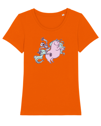 Călărind unicornii Bright Orange