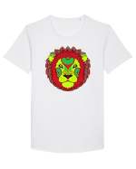 Colecția Zodiac 2 – Leu Tricou mânecă scurtă guler larg Bărbat Skater