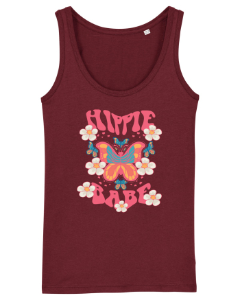 Hippie babe Burgundy