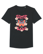 Hippie babe Tricou mânecă scurtă guler larg Bărbat Skater