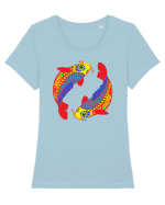Colecția Zodiac 2 – Pești Tricou mânecă scurtă guler larg fitted Damă Expresser