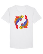 Colecția Zodiac 2 – Pești Tricou mânecă scurtă guler larg Bărbat Skater