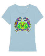Colecția Zodiac 2 – Rac Tricou mânecă scurtă guler larg fitted Damă Expresser