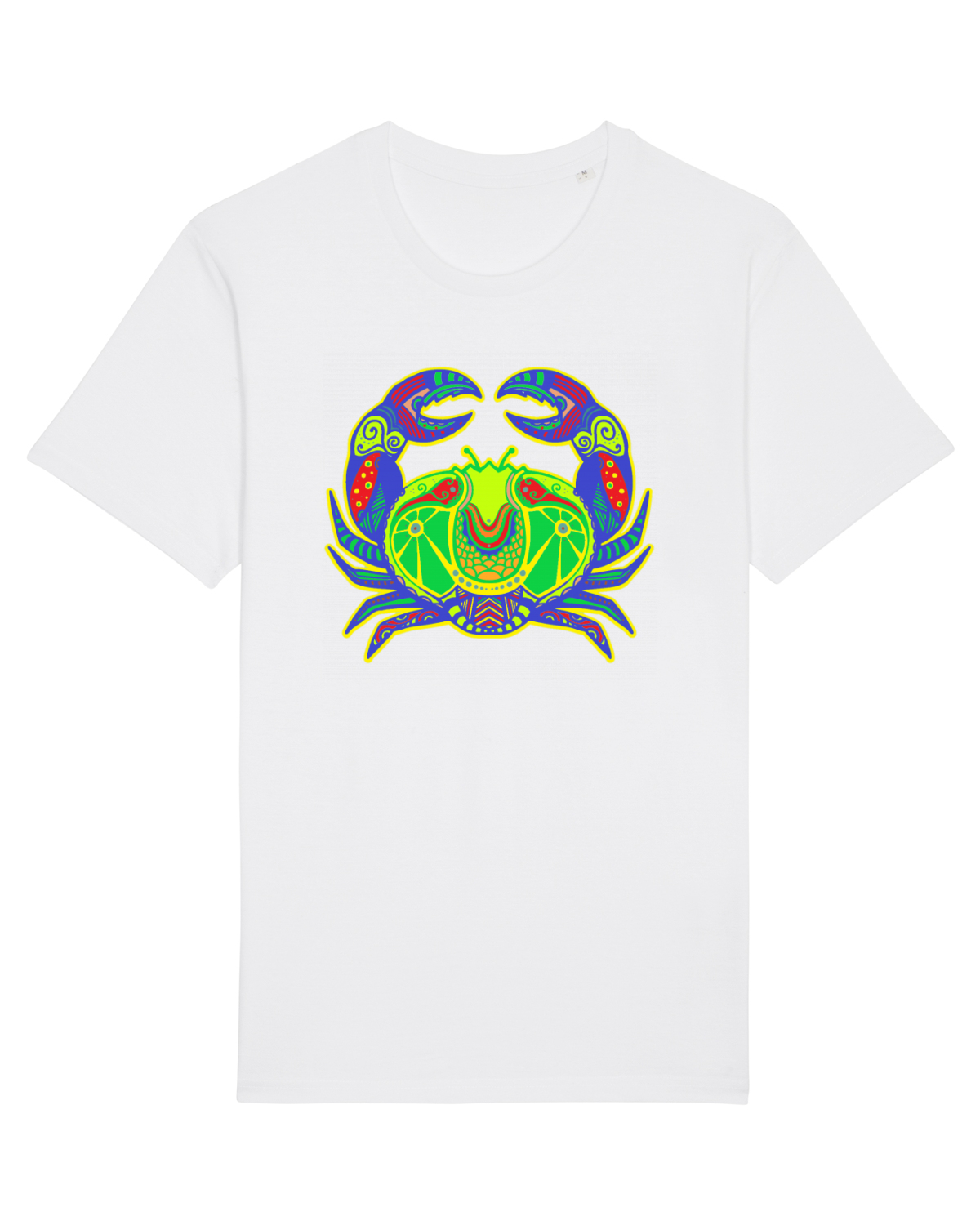 Tricou mânecă scurtă Unisex Rocker White