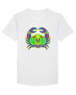 Colecția Zodiac 2 – Rac Tricou mânecă scurtă guler larg Bărbat Skater