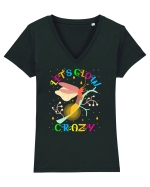 Licuriciu Tricou mânecă scurtă guler V Damă Evoker