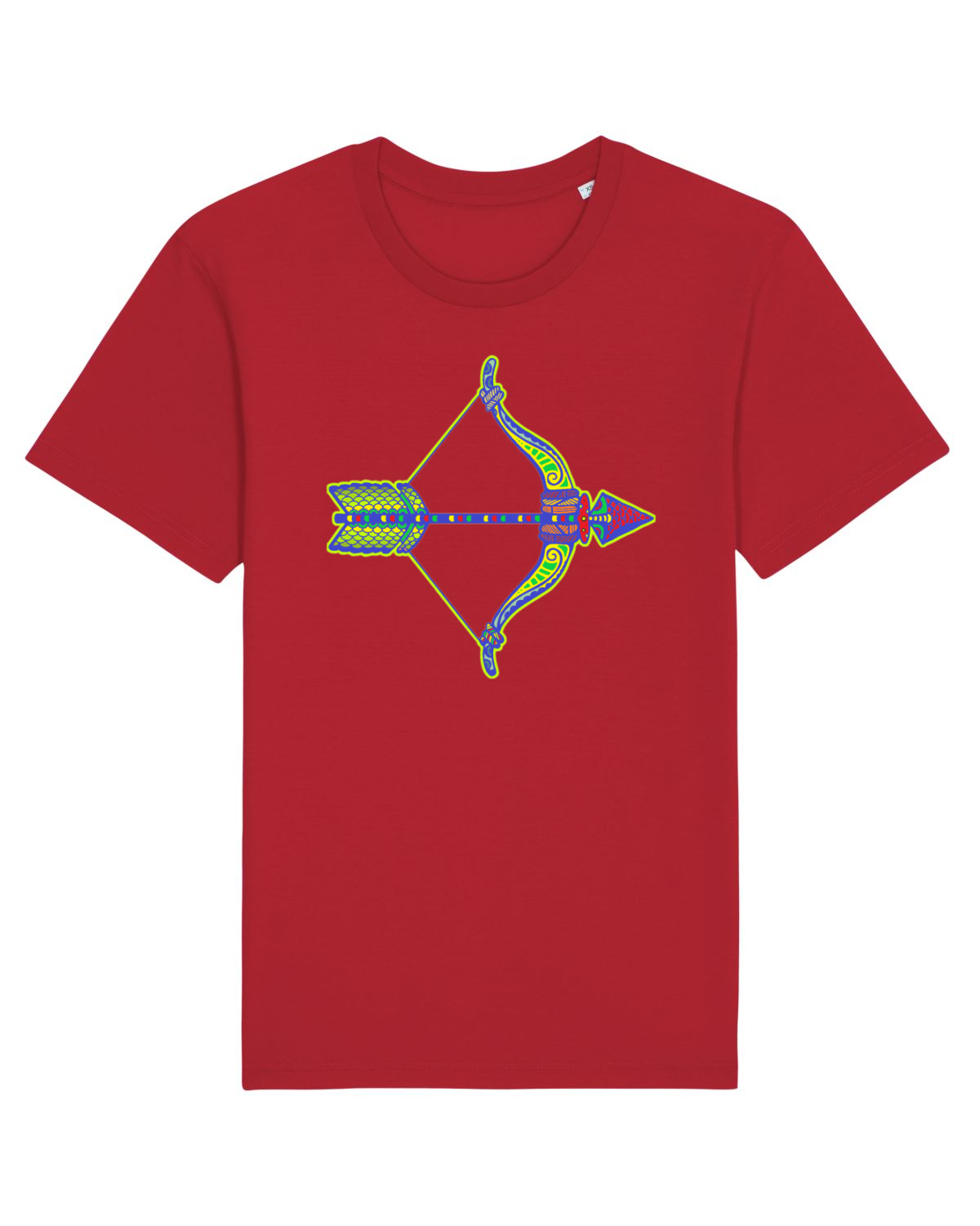 Tricou mânecă scurtă Unisex Rocker Red