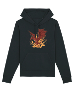 Design cu dragoni Hanorac Unisex Drummer