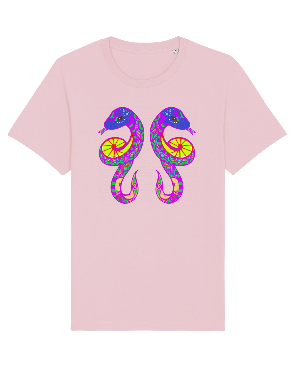 Tricou mânecă scurtă Unisex Rocker Cotton Pink
