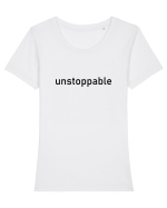 Unstoppable Tricou mânecă scurtă guler larg fitted Damă Expresser