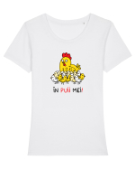 În puii mei! Tricou mânecă scurtă guler larg fitted Damă Expresser