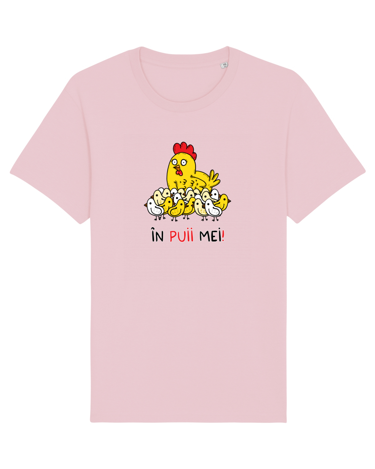 Tricou mânecă scurtă Unisex Rocker Cotton Pink
