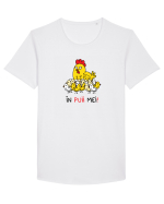 În puii mei! Tricou mânecă scurtă guler larg Bărbat Skater
