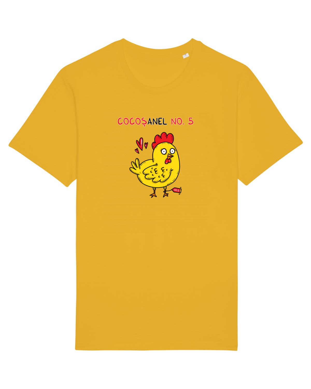 Tricou mânecă scurtă Unisex Rocker Spectra Yellow