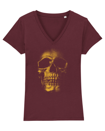 Golden Skull Burgundy