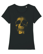 Golden Skull Tricou mânecă scurtă guler larg fitted Damă Expresser