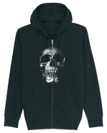Silver Skull Hanorac cu fermoar Unisex Connector