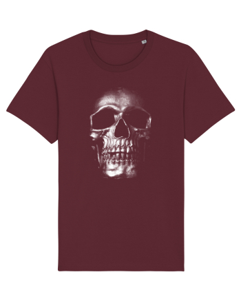 Silver Skull Burgundy