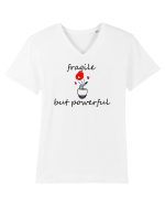 Fragile but powerful Tricou mânecă scurtă guler V Bărbat Presenter
