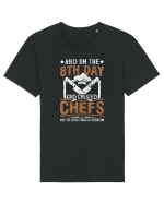 And on the 8th day God created Chefs and Devil stood at attention Tricou mânecă scurtă Unisex Rocker