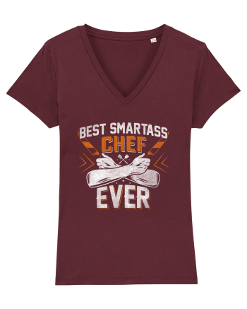 Best Smartass Chef Ever Burgundy