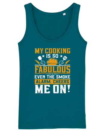 My cooking is so fabulous even the smoke alarm, cheers me on Ocean Depth