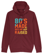 80's Made 90's Hip Hop Raised Hanorac cu fermoar Unisex Connector