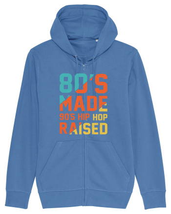 80's Made 90's Hip Hop Raised Bright Blue