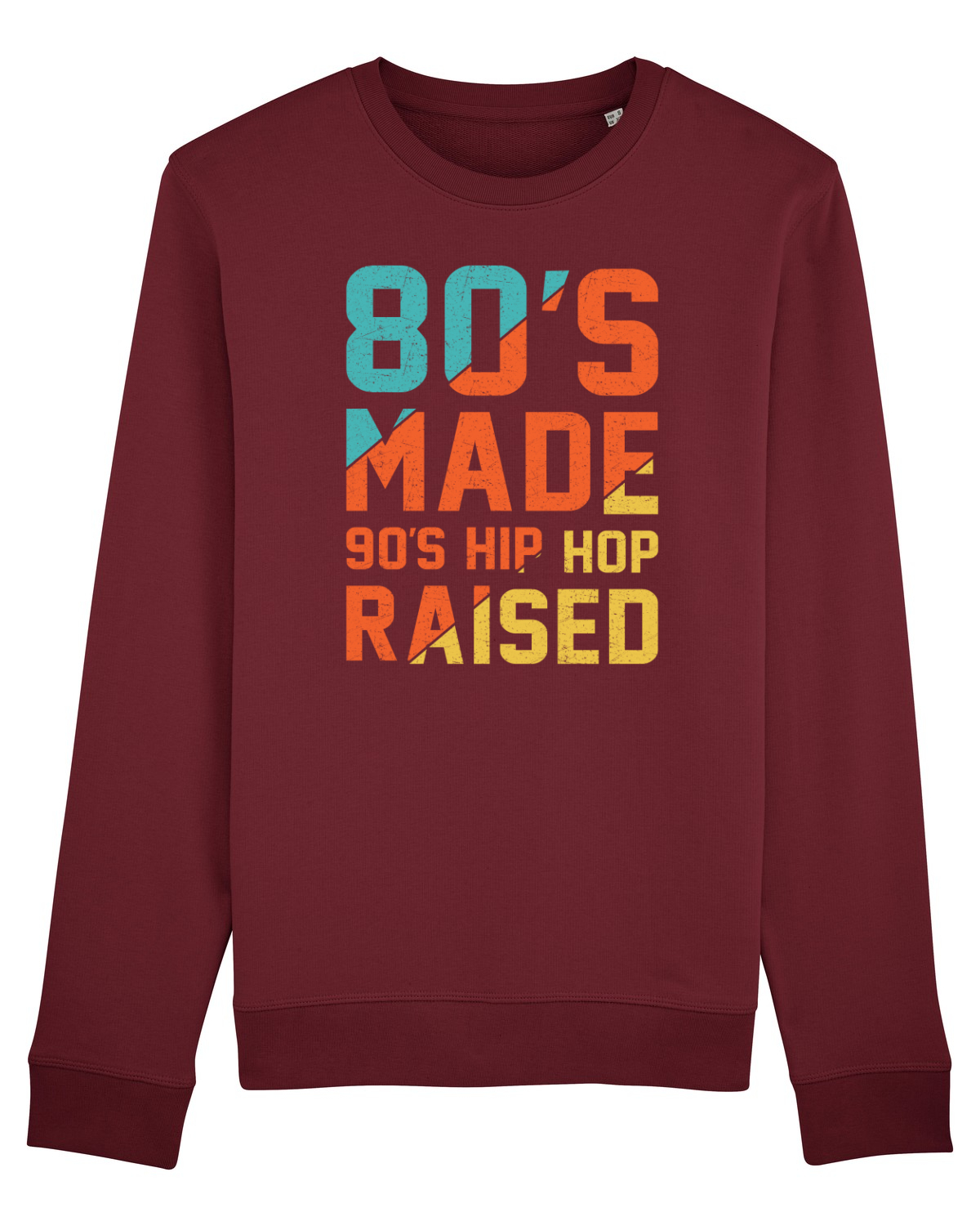 Bluză mânecă lungă Unisex Rise Burgundy