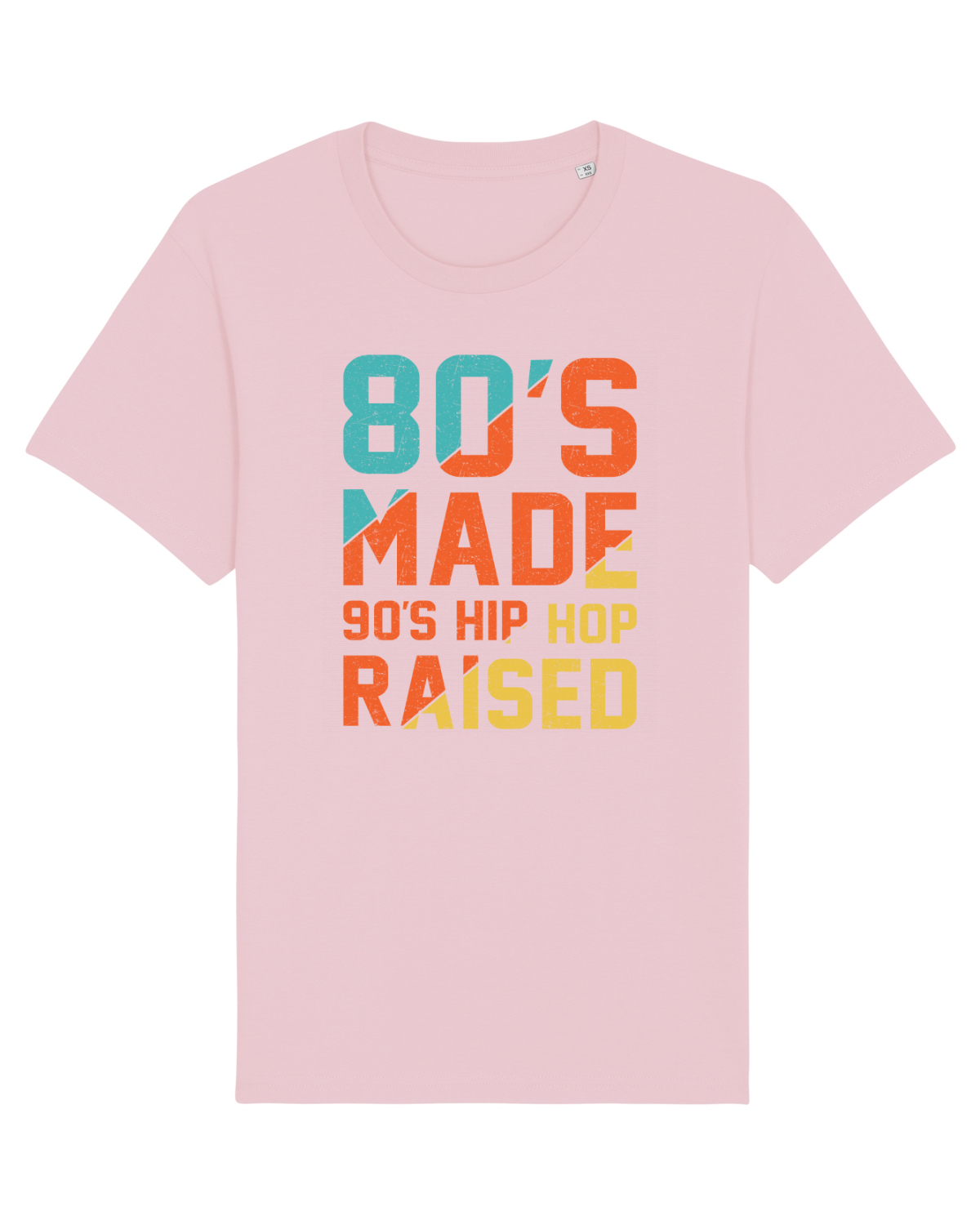 Tricou mânecă scurtă Unisex Rocker Cotton Pink