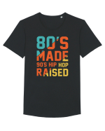 80's Made 90's Hip Hop Raised Tricou mânecă scurtă guler larg Bărbat Skater