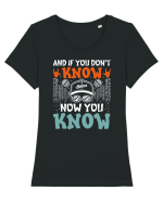 And if you don't know now you know Tricou mânecă scurtă guler larg fitted Damă Expresser