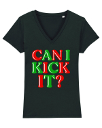 Can I Kick it? Tricou mânecă scurtă guler V Damă Evoker