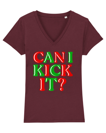 Can I Kick it? Burgundy
