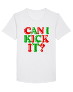 Can I Kick it? Tricou mânecă scurtă guler larg Bărbat Skater