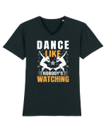 Dance Like Nobody's Watching Tricou mânecă scurtă guler V Bărbat Presenter
