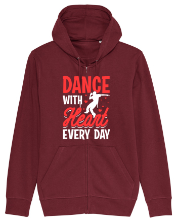 Dance with heart every day Burgundy