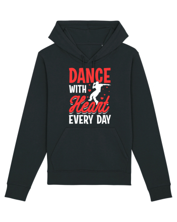 Dance with heart every day Black