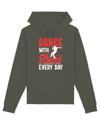 Dance with heart every day Khaki